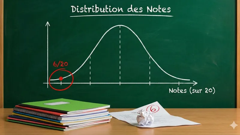 Mauvaise note contrôle de maths