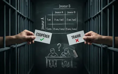 Image illustrant le dilemme du prisonnier