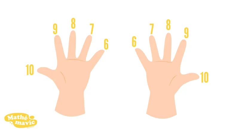 Méthode de multiplication avec les mains